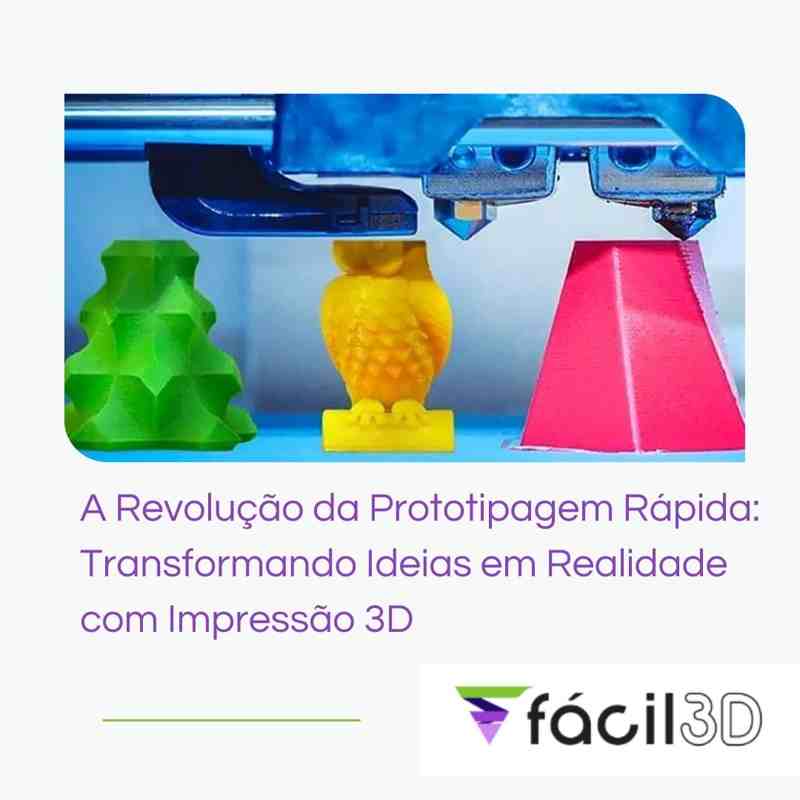 A Revolução da Prototipagem Rápida: Transformando Ideias em Realidade com Impressão 3D A Revolução da Prototipagem Rápida: Transformando Ideias em Realidade com Impressão 3D