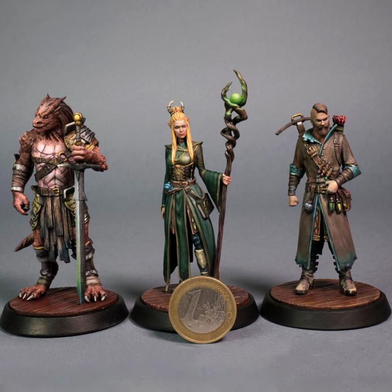 Miniaturas rpg impressora 3d